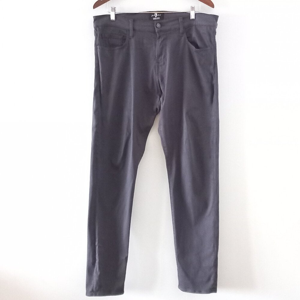 7 FOR ALL MANKIND Luxe Sport Paxtyn size 34 grey jeans